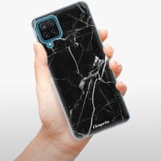 iSaprio Silikónové puzdro - Black Marble 18 pre Samsung Galaxy A12