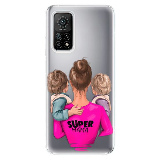 iSaprio Silikónové puzdro - Super Mama - Two Boys pre Xiaomi Mi 10T / Mi 10T Pro