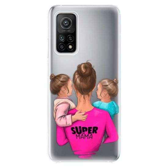 iSaprio Silikónové puzdro - Super Mama - Two Girls pre Xiaomi Mi 10T / Mi 10T Pro