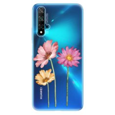 iSaprio Silikónové puzdro - Three Flowers pre Huawei Nova 5T