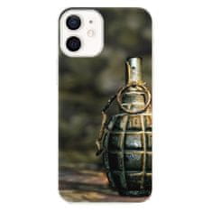 iSaprio Silikónové puzdro - Grenade pre Apple iPhone 12