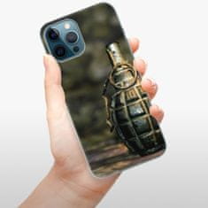 iSaprio Silikónové puzdro - Grenade pre Apple iPhone 12 Pro