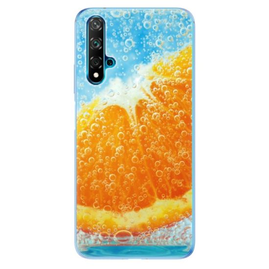 iSaprio Silikónové puzdro - Orange Water pre Huawei Nova 5T