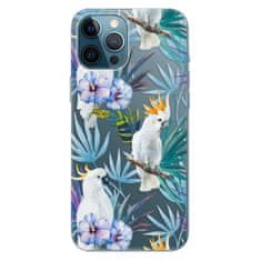 iSaprio Silikónové puzdro - Parrot Pattern 01 pre Apple iPhone 12 Pro Max