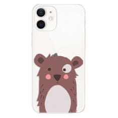 iSaprio Silikónové puzdro - Brown Bear pre Apple iPhone 12