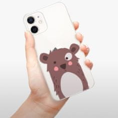 iSaprio Silikónové puzdro - Brown Bear pre Apple iPhone 12