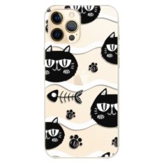 iSaprio Silikónové puzdro - Cat pattern 04 pre Apple iPhone 12 Pro