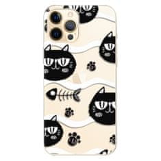 iSaprio Silikónové puzdro - Cat pattern 04 pre Apple iPhone 12 Pro Max