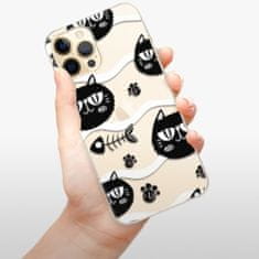 iSaprio Silikónové puzdro - Cat pattern 04 pre Apple iPhone 12 Pro Max