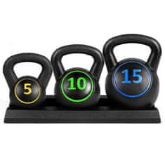 Timeless Tools Kettlebell, 3 kusová sada