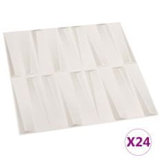 Vidaxl Nástenné 3D panely 24 ks 0,5x0,5 m 6m2