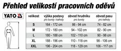 Vorel Pracovný odev, reflexné nohavice a blúza, CRESTON vel. XXL