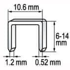 YATO Zošívačka čalúnna 10,6 mm