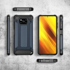 IZMAEL Puzdro Hybrid Armor pre Xiaomi Poco X3 NFC/Poco X3 Pro - Čierna KP9531