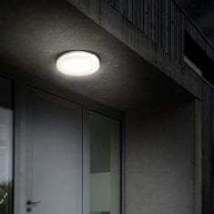 Solight Solight LED vonkajšie osvetlenie, prisadené, okrúhle, IP54, 15W, 1150lm, 4000K, 22cm WO731-1