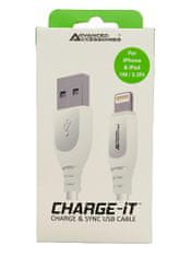Lightning kabel CHARGE- iT pro apple iPhone / iPad / iPod 1m