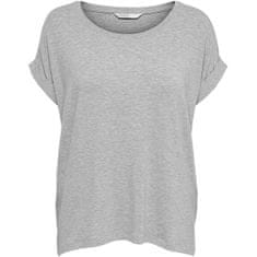 ONLY Dámske tričko ONLMOSTER Regular Fit 15106662 Light Grey Melange (Veľkosť XXL)
