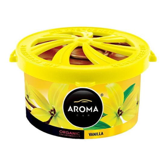 Compass Osviežovač AROMA CAR ORGANIC 40g VANILLA