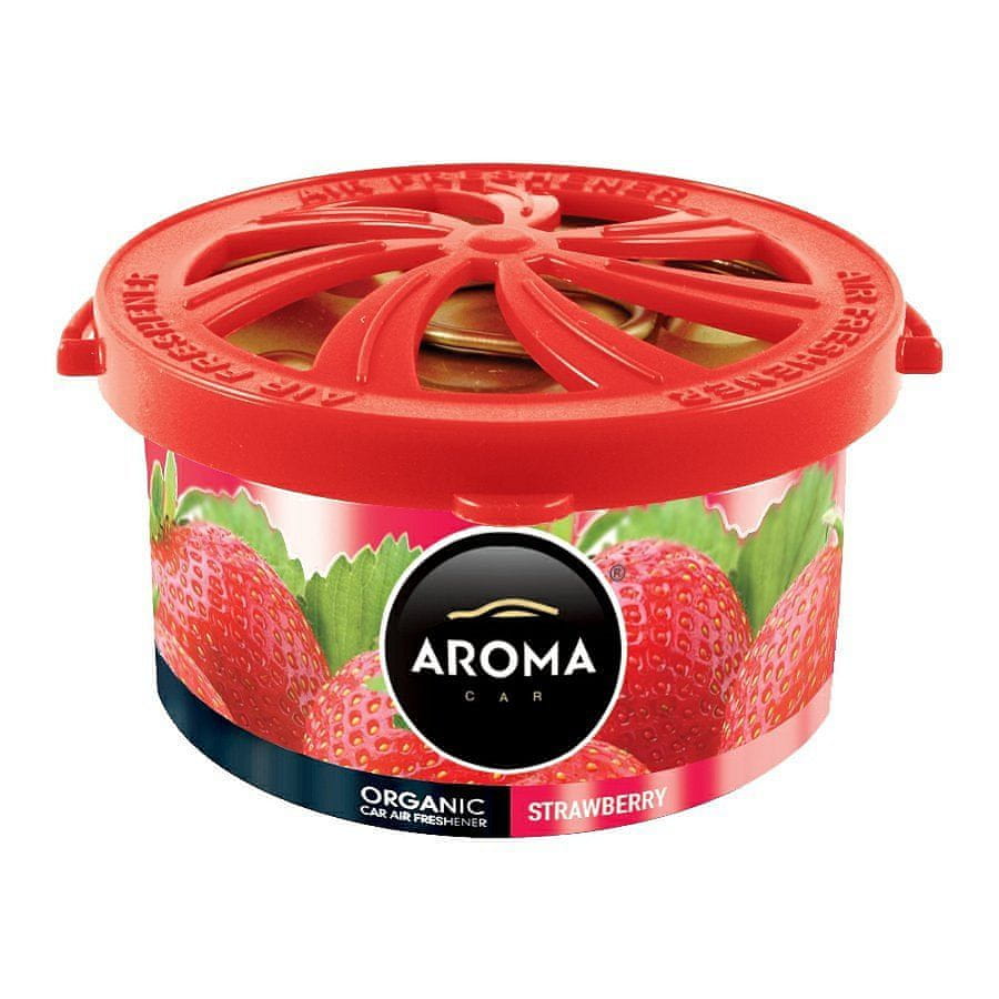 WEBHIDDENBRAND Osviežovač AROMA CAR ORGANIC 40g STRAWBERRY