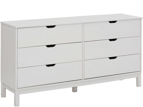 Danish Style Komoda Peige, 150 cm, biela