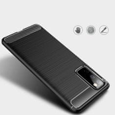 MG Carbon Case Flexible silikónový kryt na Samsung Galaxy S20 FE 5G, čierny