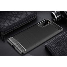 MG Carbon Case Flexible silikónový kryt na Samsung Galaxy S20 FE 5G, čierny