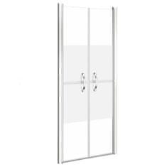 Vidaxl Sprchové dvere, polomatné, ESG 76x190 cm