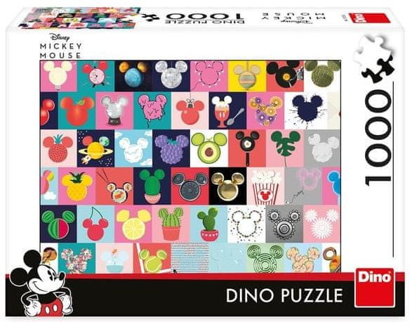 DINO Mickey uši puzzle 1000 dielikov