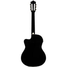 Stagg SCL60 TCE-BLK, elektroakustická klasická gitara 4/4, čierna