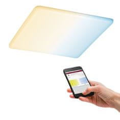 Paulmann Paulmann Smart Home Zigbee LED vstavané svietidlo Veluna VariFit meniteľná biela 215mm x 215mm IP44 17W 953.85 95385