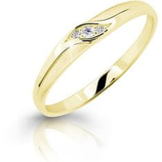 Cutie Jewellery Nežný zásnubný prsteň zo žltého zlata Z6815-2844-10-X-1 (Obvod 54 mm)