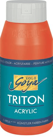 KREUL Akrylová farba "TRITON SOLO GOYA", červená, 750 ml