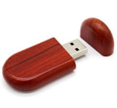 CTRL+C Drevený USB OVÁL CHERRY, 32 GB, USB 2.0