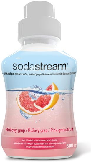 SodaStream Príchuť RUŽOVÝ GREP 500ml