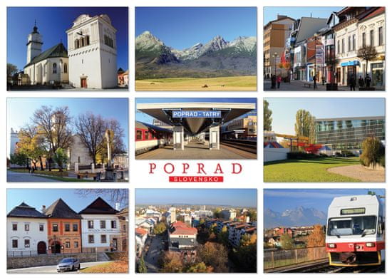 tvorme pohľadnica Poprad b73