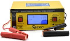 GEKO Nabíjačka batérii mikroprocesorová LCD 6/12/24V, 6-150 Ah, nabíjací prúd 10 A, GEKO