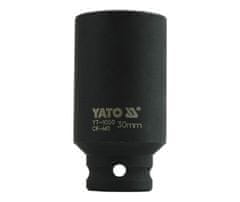 YATO  Nástavec 1/2" rázový šesťhranný hlboký 30 mm CrMo