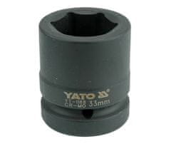 YATO  Nástavec 1" rázový šesťhranný 33 mm CrMo