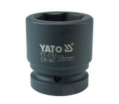YATO  Nástavec 1" rázový šesťhranný 38 mm CrMo
