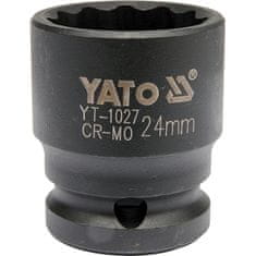 YATO  Nástavec 1/2" rázový dvanásťhranný 24 mm CrMo