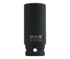 YATO  Nástavec 1/2" rázový šesťhranný hlboký 24 mm CrMo