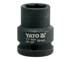 YATO  Nástavec 1/2" rázový šesťhranný 16 mm CrMo