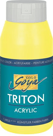 KREUL Akrylová farba "TRITON SOLO GOYA", citónová, 750 ml