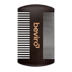 Beviro Hrebeň na fúzy z hruškového dreva (Beard Comb)