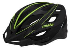 Wista Cyklistická prilba WISTA HardShell čierna/zelená – 80154 L/XL (58-61 cm)
