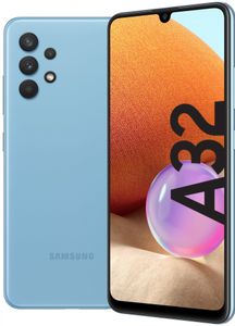 moderný mobilný dotykový telefón smartphone samsung galaxy a32 čítačka odtlačkov prsta krásny elegantný dizajn 5000 mah batéria slot pre microSD karty až 512 gb osemjadrový procesor 64mpx 8mpx 5mpx 5mpx zadný fotoaparát 20mpx predný fotoaparát gorilla glass 5 ochrana skla samoled displej nfc párovanie