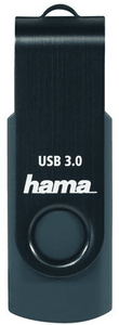 Hama Flash Drive Rotate 256GB, tmavomodrá (182466) USB 3.0 kapacita 256 GB prenosová rýchlosť 90 MB/s