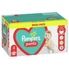 Pampers Plienkové Nohavičky Pants Veľkosť 4, 108 ks, 9 kg-15 kg