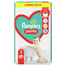 Pampers Plienkové Nohavičky Pants Veľkosť 3, 62 ks, 6kg-11kg