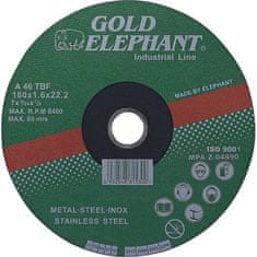 Strend Pro Kotúč Gold Elephant 41AA 125x1,6x22,2 mm, rezný na kov a nerez A46TBF